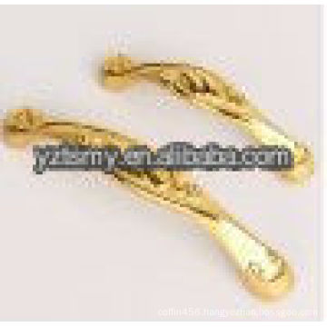 classical handles with golden paint